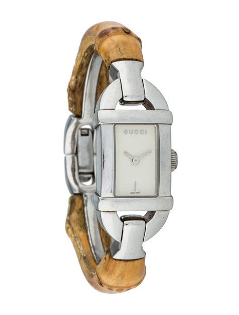 gucci 6800l bamboo watch